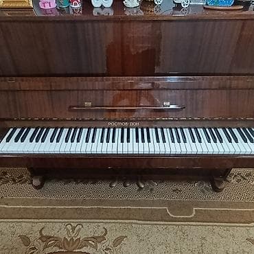 2 el piyano: Upright pianino – “Rostov-Don” - Korpus: parlaq laklı qəhvəyi taxta — 1
