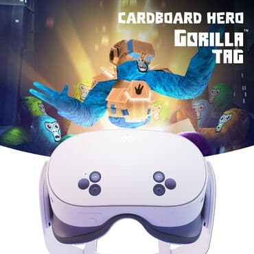 Model: Meta Quest 3S 128GB Oyun: Gorilla Tag Cardboard Hero Bundle