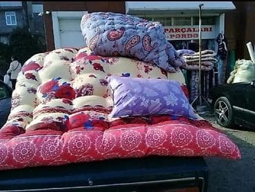 Pledlər: Böyüklər üçün İki nəfərlik Qış üçün Pambıq Yorğan, Ödənişli çatdırılma — 1