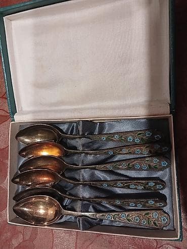 Старинные серебряные ложки проба 875 серебро