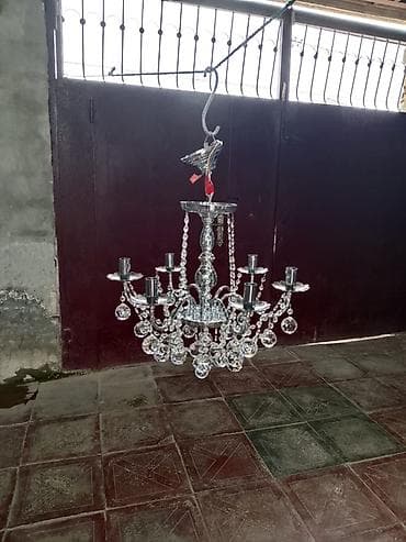 Çılçıraq, 8 lampa, Xrustal