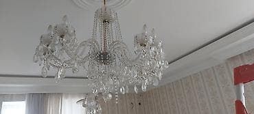 samdanlar: Çılçıraq, 6 lampa, Xrustal — 1