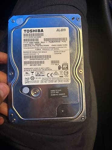 komputer ekran kartı: Sərt disk (HDD) Toshiba, 512 GB — 1