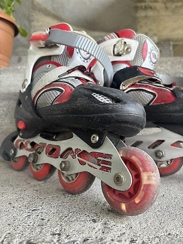 idman aksesuarlari: Rollar (inline skates) – tənzimlənən ölçülü - Tip: 4 təkərli inline — 2