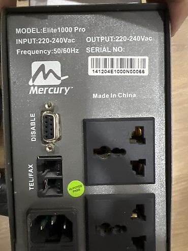 bakcell modem: Məhsul: Mercury Elite1000 Pro UPS (fasiləsiz enerji təchizatı) — 2