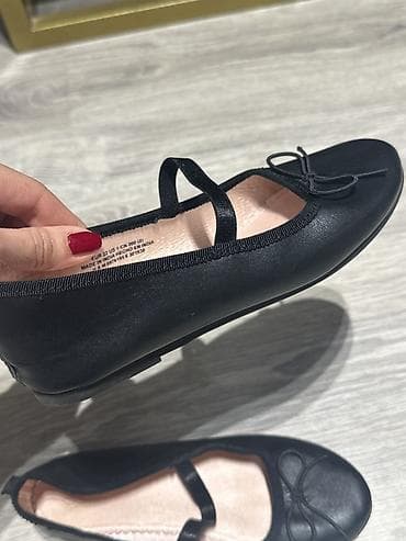 Детская одежда и обувь: Цвет - Черный Балетки, Размер: 32, Для девочек — 2