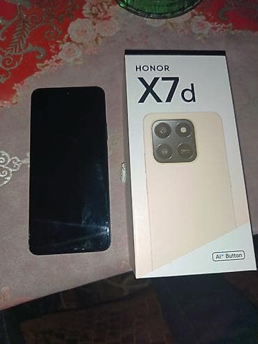 TV və video: Honor X7d, 128 GB, rəng - Qara, Barmaq izi — 1