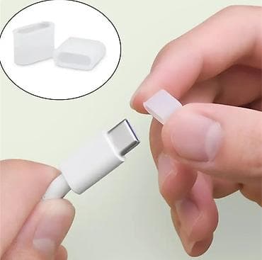 Mini HDMI üçün qoruyucu qapaqlar – şəffaf silikon Məhsul təsviri: - — 7