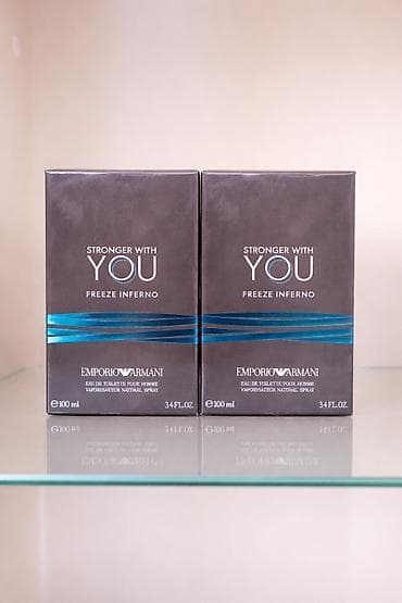 Şəxsi əşyalar: Emporio Armani Stronger With You Freeze Inferno – kişi üçün Eau de — 1