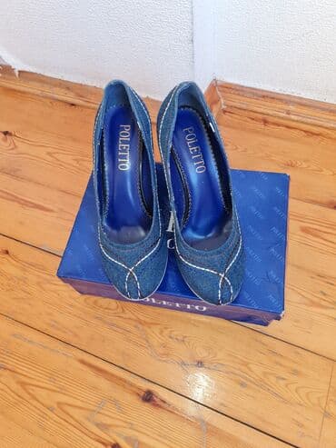 mimy ortopedik ayakkabı: Tuflilər, Geox, Ölçü: 40, rəng - Mavi, İşlənmiş — 1