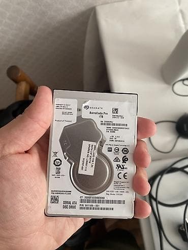 xarici hard disk: Seagate BarraCuda Pro 1TB 2.5" SATA HDD - Model: Seagate BarraCuda — 1
