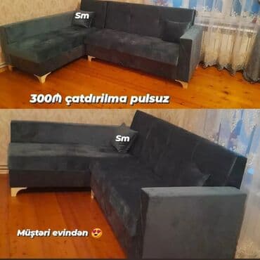 xacmaz divan: Диван, Новый, Раскладной, С подъемным механизмом, Ткань, Бесплатная доставка на адрес — 25