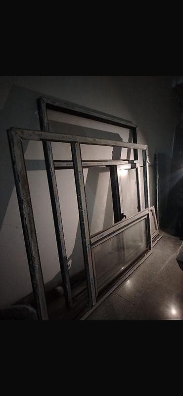 İşlənmiş İkiqat şüşə paketi Plastik pəncərə, Еni: 1 sm, Uzunluğu: 1 sm, Ödənişli quraşdırma