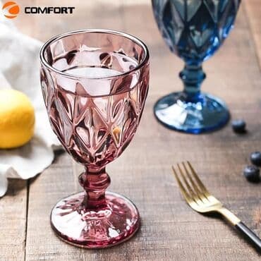 qədimi qab: Qədəhlər, Şüşə, 6 ədədli dəst — 2