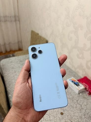 Redmi 12, 128 GB, rəng - Mavi, Barmaq izi, İki sim kartlı, Face ID