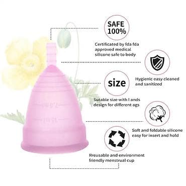 optimals hydra care: Менструальная чаша, изготовленная из 100% экологически чистого — 5