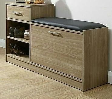 Düz dolab, Dəhliz üçün, Ayaqqabı üçün, Açılan, Quraşdırıla bilən, 1 qapı