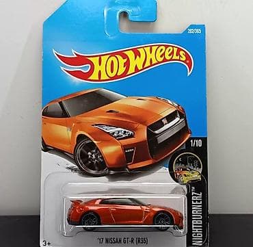 jilet modelləri: Hot Wheels die-cast model maşın – ‘17 Nissan GT-R (R35) - Brend: Hot — 1