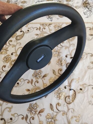 вешалка в прихожую с зеркалом: FIAT sükan çarxı - Orijinal FIAT loqolu, 3 şüalı klassik dizayn - — 4