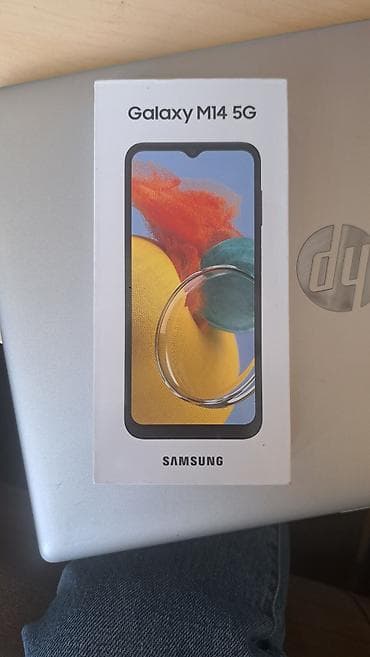 samsung pultu: Samsung Galaxy M14 5G, 128 GB, rəng - Göy, İki sim kartlı — 1