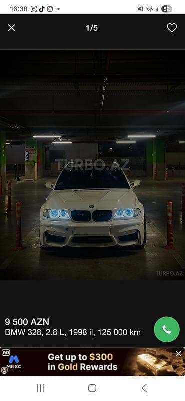 1998 bmw: BMW 328: 2.8 l | 1998 il Sedan — 4