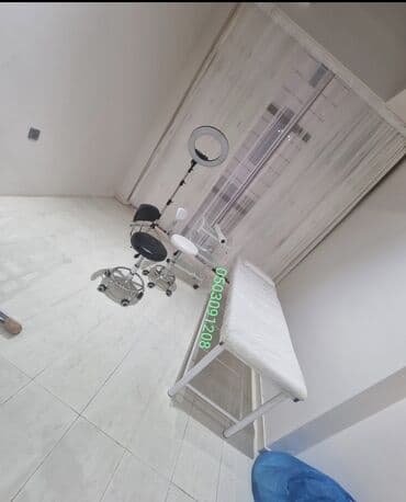 Yeni, Kosmetoloji kuşetka, Qatlanmayan, rəng - Ağ