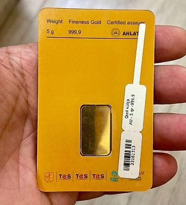 zergerlik: AzərGold 5 qramlıq, 999 prob, qızıl külçə. Qiymət Sondur. # Azer Qold — 2