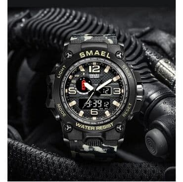 военные конструкторы: Новый, Наручные часы, цвет - Черный — 7