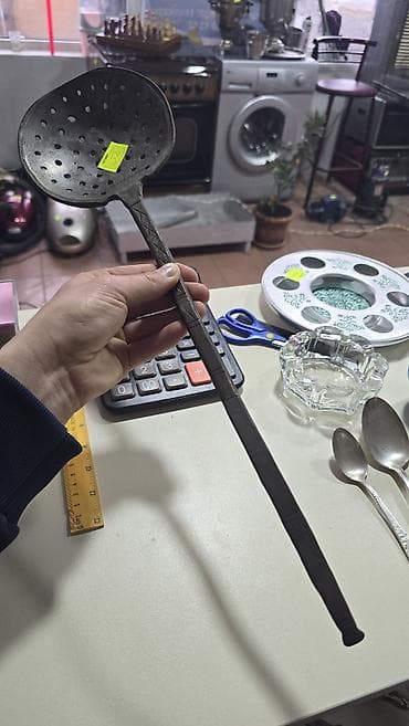 aksa generator: Məhsul: Dəmir süzgəc qaşıq (skimmer) Təsvir: - Material: Tamamilə — 6