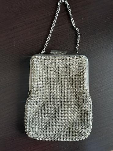 Сумки: Kristal Daşlı mini axşam çantası (clutch). Kristal daşları tökülmür — 2