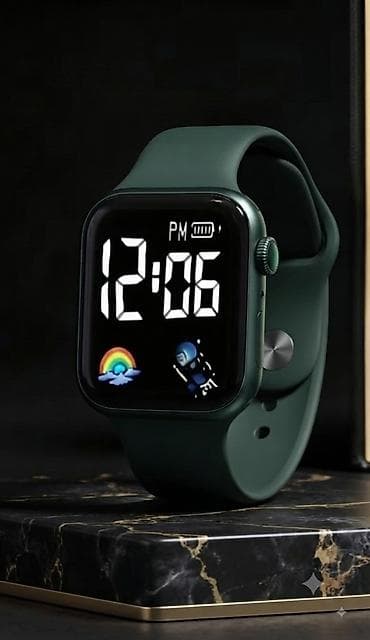 Smart saatlar: Yeni, Smart saat, Sensor ekran, rəng - Yaşıl — 3
