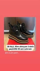 Çəkmələr: Qadın platform botları - Ölçü: 38 - Material/naqx: Parlaq, timsah — 1