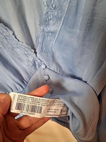 Stradivarius cropped long-sleeve blouse. S ölçü. 10/10 - defektsiz — 6