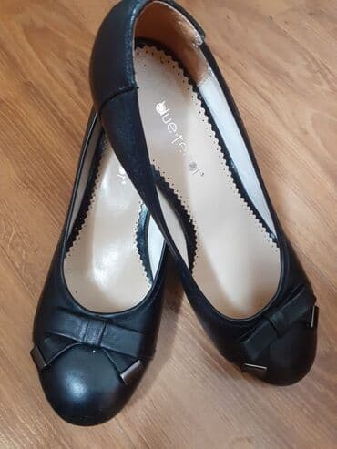 4xl nece razmerdi: Tuflilər, Ölçü: 38, rəng - Qara, İşlənmiş — 1