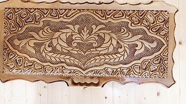 nərd taxta: Taxta nərd dəsti - Təbii ağacdan hazırlanmış, tamamilə əl oyma — 3