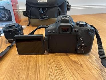 kantofka nedir: Canon Eos 750D Fotoaparatı Fotoaparat az istifade olunub. Sadece vacib — 2