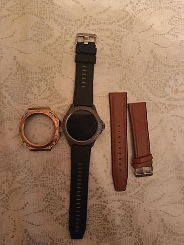 İşlənmiş, Smart saat, Sensor ekran, rəng - Qara