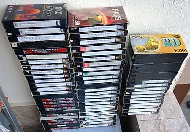 Videokassetlər VHS standartlı müxtəlif zaman tutumunda və markada