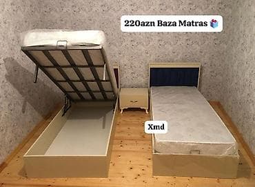 yataq baryeri: Tək nəfərlik çarpayı dəsti: - Baza: Qaldırılan mexanizmlə geniş daxili — 1