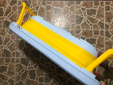 Uşaq arabaları: Uşaq vannası – qatlanan model - Rəng: açıq mavi və sarı - Material — 5