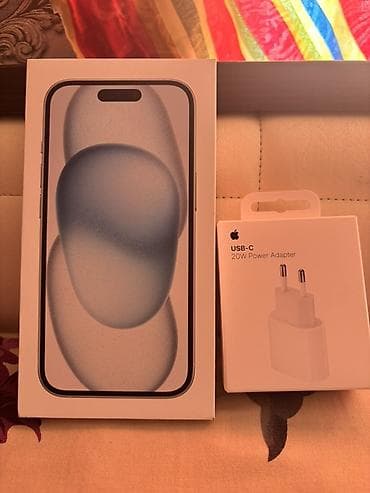 ipad 8 nesil 32 gb: IPhone 15, 128 GB, Blue Titanium, Simsiz şarj — 1