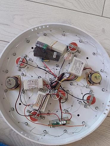 bez parca: Çılçıraq, 5 lampa, Metal — 5