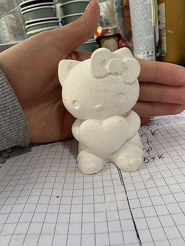 Şəkillər, tablolar: Fiqur, Gips, rəng - Ağ — 6