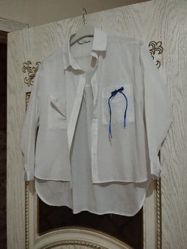 черная шифоновая рубашка: Köynək40L razmer — 6