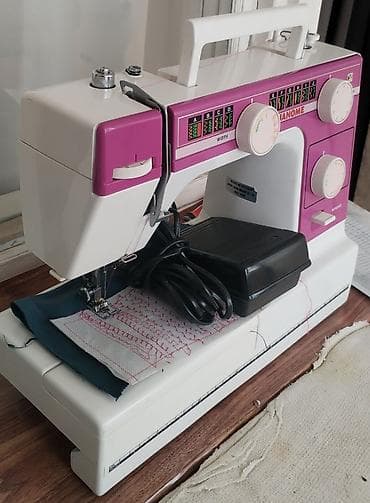 tikiw mawin: Tikiş maşını Janome, İşlənmiş,Mexaniki, Pulsuz çatdırılma, Rayonlara çatdırılma — 2