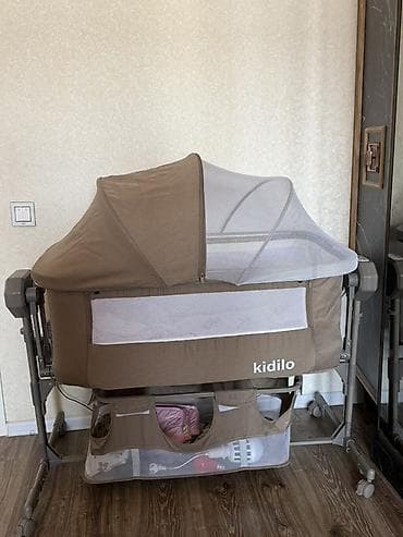 mastela beşik: Kidilo yan-beşik/kreşet - Yanı açılan, valideyn çarpayısına — 2