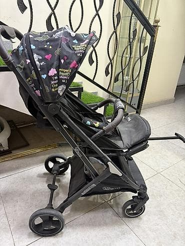 Uşaq arabası – yüngül, kompakt və praktik model - Rəng: qara