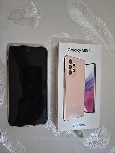 mini printer: Samsung Galaxy A53 5G, rəng - Qızılı — 1