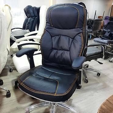 tək stollar: Yeni, Təkərli, Qolları tənzimlənir, Dəri — 7