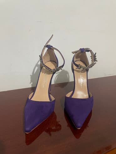 Туфли: Туфли, Размер: 39, цвет - Черный, Б/у — 3